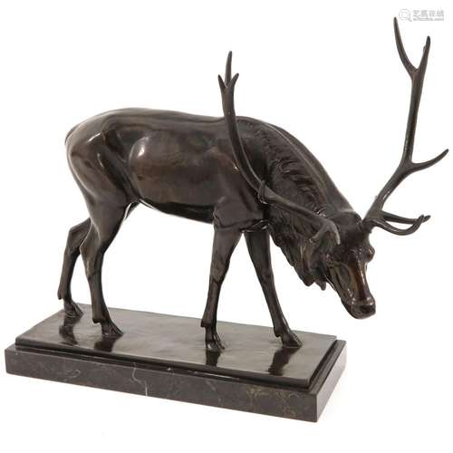 A Bronze Sculpture Signed Maenicke