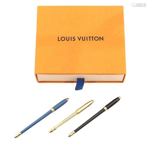 A Collection of 3 Louis Vuitton Pens