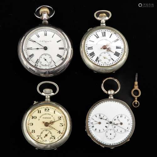 A Collection of 4 Pocket Watches