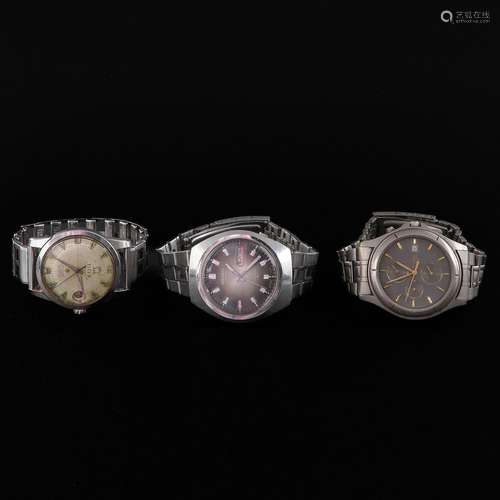 A Collection of 3 Mens Watches