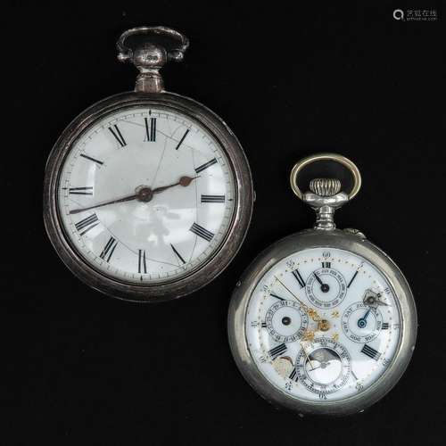 A Lot of 2 Pocket Watches