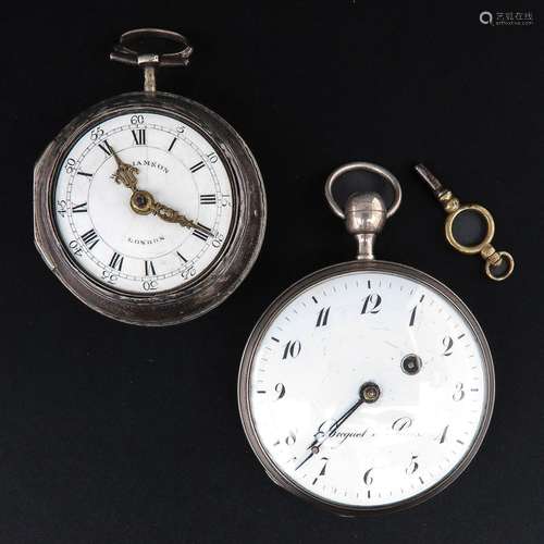 A Lot of 2 Pocket Watches