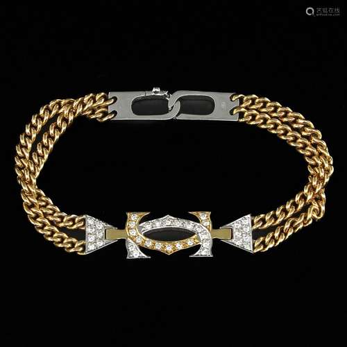 An 18KG Diamond Bracelet