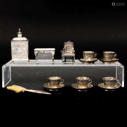 A Collection of Miniature Silver