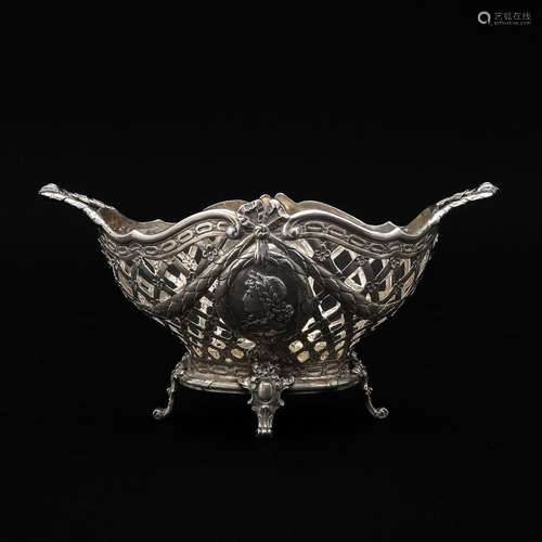 A Silver Bon Bon Basket Circa 1800