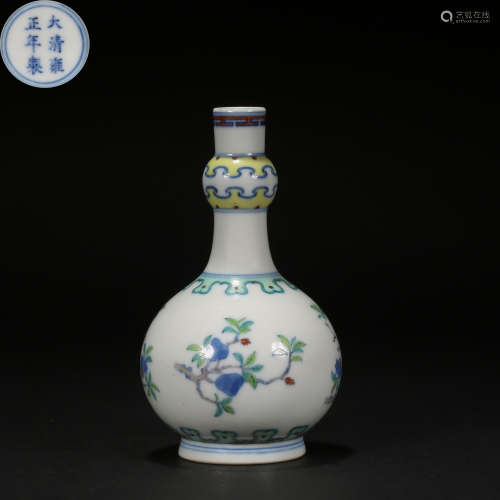 CHINESE QING DYNASTY YONGZHENG PERIOD BLUE AND WHITE BUCKET ...