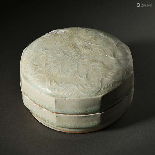 CHINESE SOUTHERN SONG DYNASTY HUTIAN WARE POWDER BOX