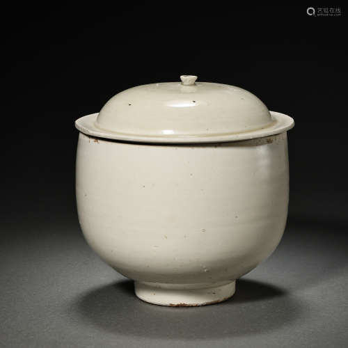 CHINESE NORTHERN SONG DYNASTY DING WARE LID BOWL (ELEVENTH C...