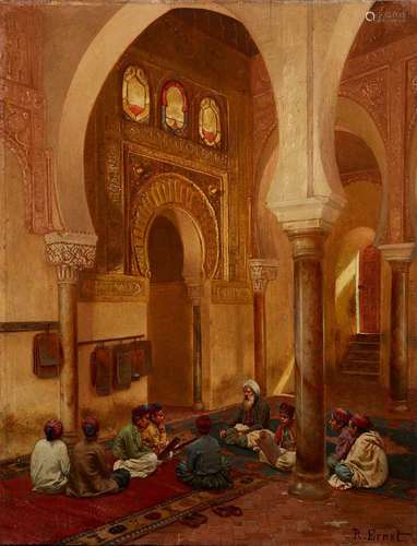 RUDOLF ERNST (1854-1932)L'ÉCOLE CORANIQUETHE CORANIC SCHOOLH...