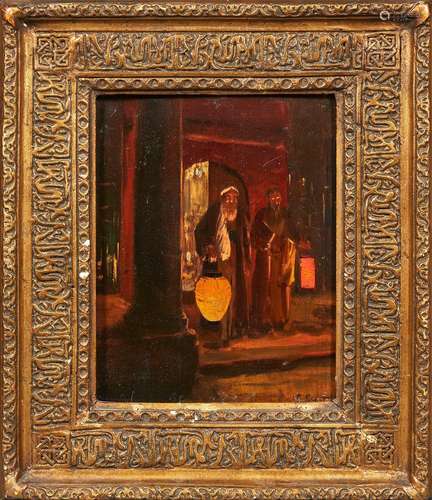 RUDOLF ERNST (1854-1932)LES PORTEURS DE LANTERNESTHE LANTERN...