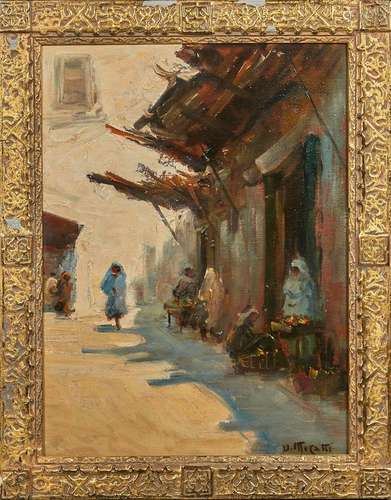 DARIO MECATTI (1909-1976)ÉCHOPPES EN ORIENTSHOPS IN AN ORIEN...