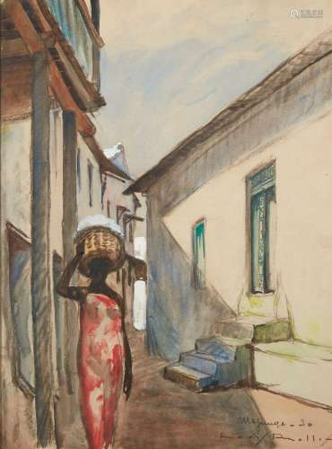 LOUIS ROLLET (1895-1988)FEMME À MAGUNGA,1930 WOMAN IN MAGUNG...