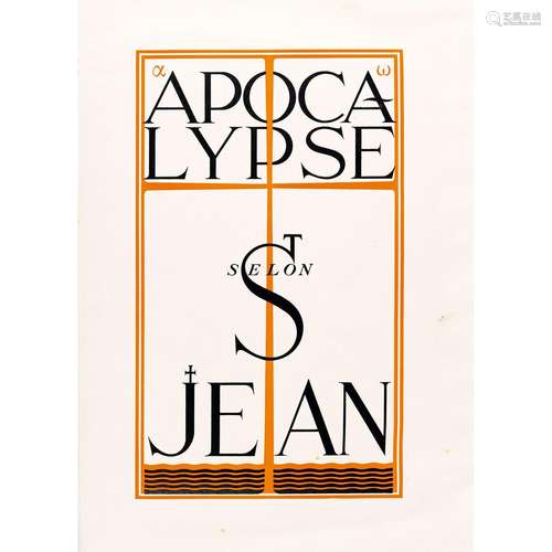 "APOCALYPSE SELON SAINT-JEAN" COMPOSÉ ET DESSINÉ P...