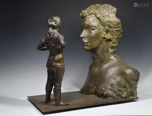 Bronze Sculpture, Sidney Simon (1917-1997)