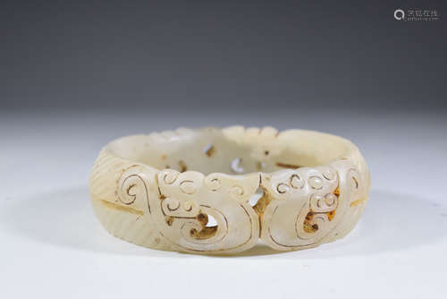 Jade Dragon Bangle