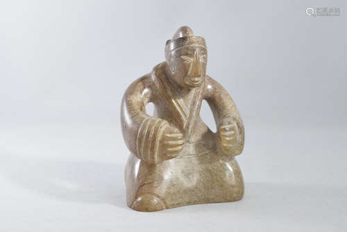 Jade Man Figure