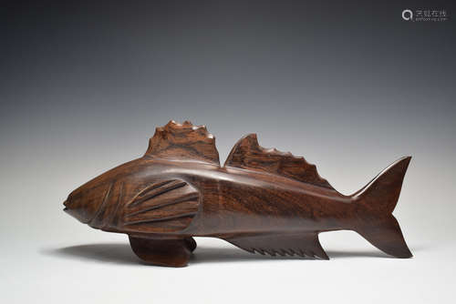 Wood Fish Figure