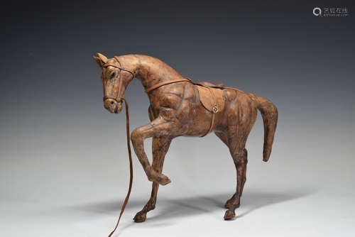 Leather Horse Figure