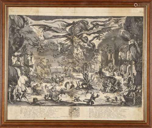 D'après Jacques CALLOT (1592 - 1635)<br />
La Tentation de S...