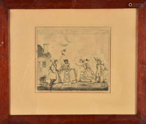 D'après H.W. BUNBURY (1750 - 1811)<br />
The Judgment of Par...