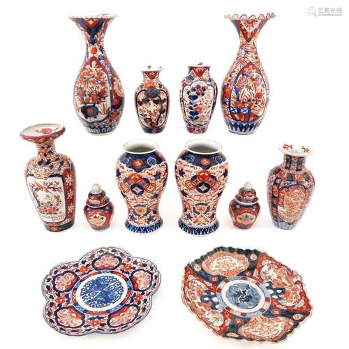 A Collection of Imari Porcelain