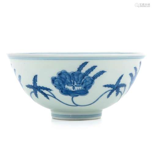 A Blue and White Bowl