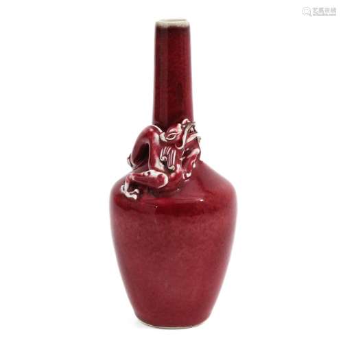 A Red Glaze Vase