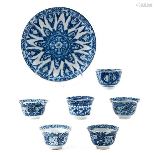 A Collection of Blue and White Porcelain