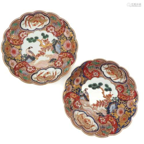 A Pair of Japanese Plates