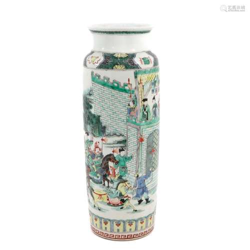 A Famille Verte Vase