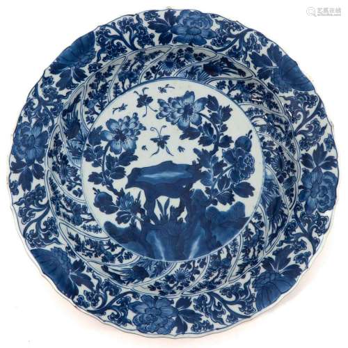 A Blue and White Decor Charger