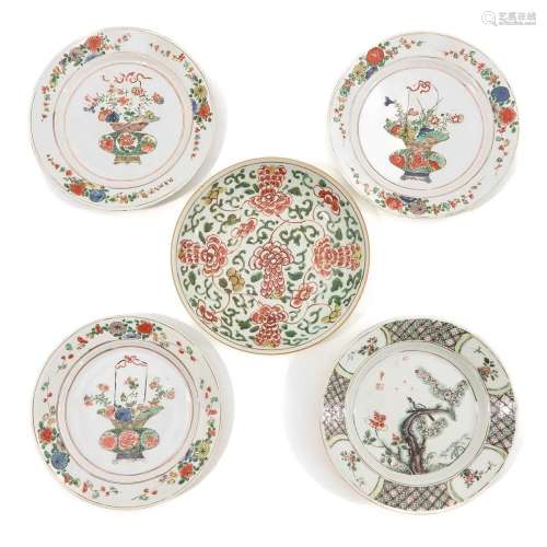 A Collection of 5 Plates