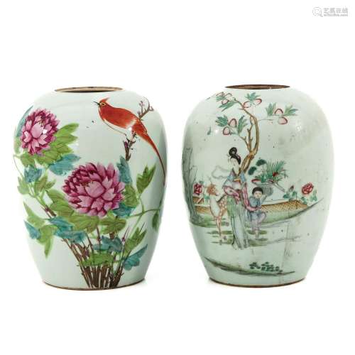 A Lot of 2 Ginger Jars