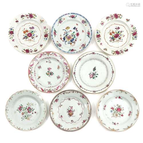 A Collection of 8 Plates
