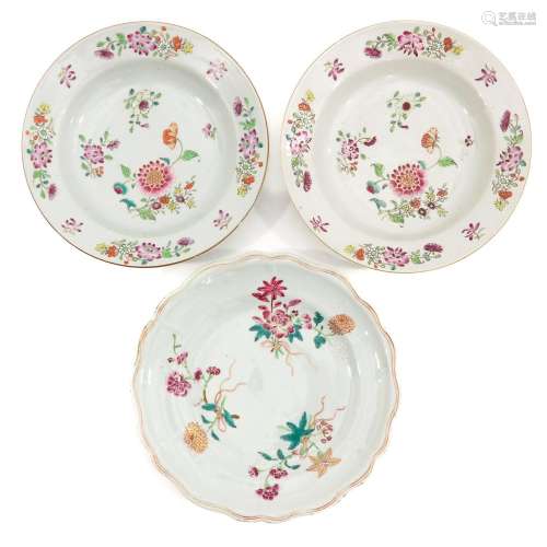 A Collection of 3 Plates