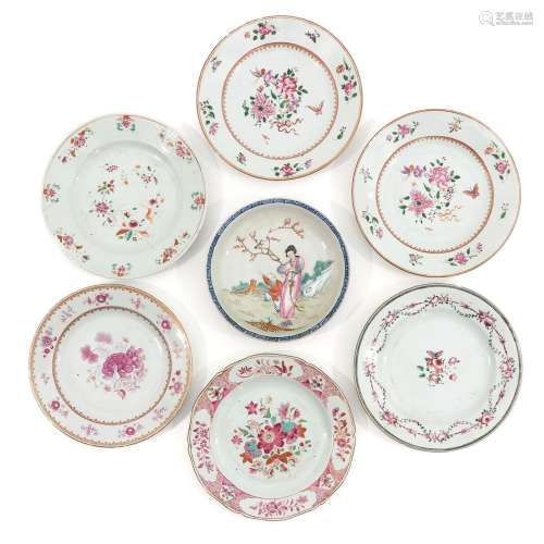 A Collection of 7 Plates