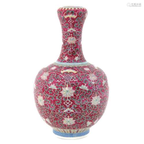 A Famille Rose Vase