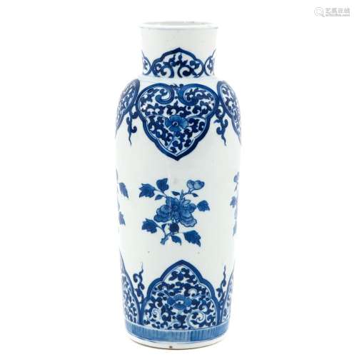 A Blue and White Vase