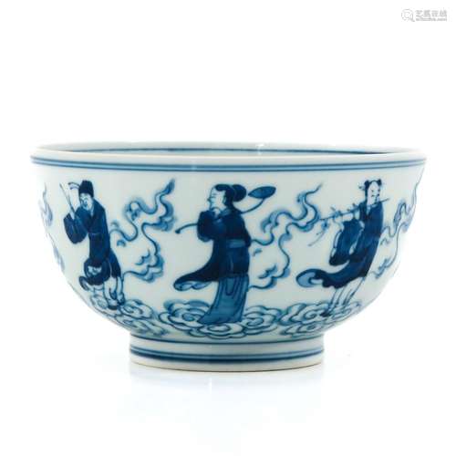 A Blue and White Bowl