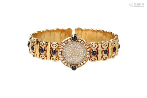 An 18-kt gold ladies watch