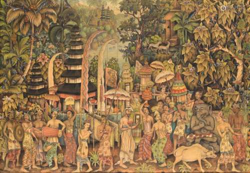 Balinese procession', indisti