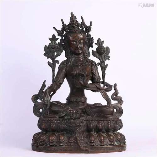 Bronze Bodhisattva Statue