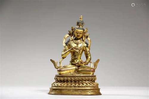 Gilt Bronze Figure of Buddha