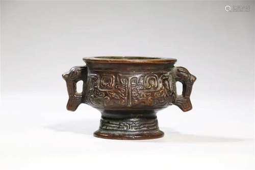 Bronze Double-eared Censer