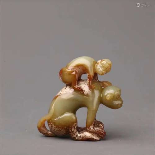 Khotan Jade Monkey Boulder