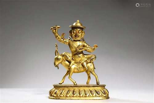 Gilt Bronze Figure of Buddha