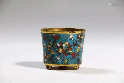 Gilt Bronze Flower Round Censer