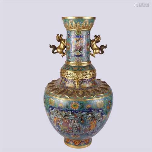 Cloisonne Enamel Vase