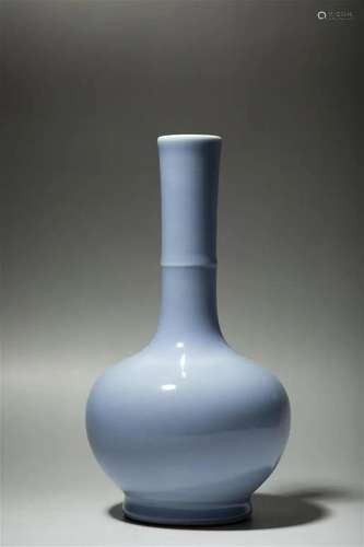 Sky-Blue Bottle Vase