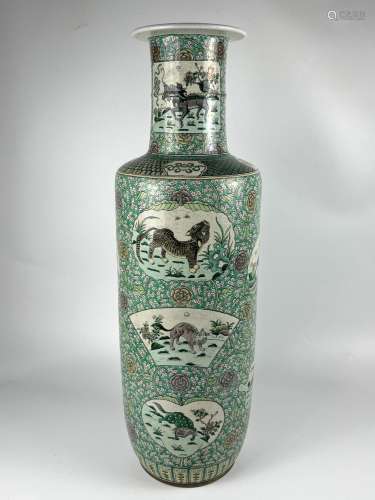 An extremely rare and large vase, Qing Dynasty Pr. Purchased...
